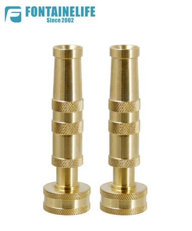 पीतल समायोज्य ट्विस्ट नली नोजल