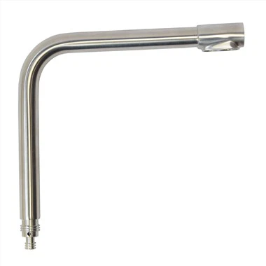 कस्टम स्टेनलेस स्टील घुमावदार नल फिटिंग