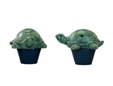 आराध्य कछुए के आकार का पानी स्टॉप प्लग