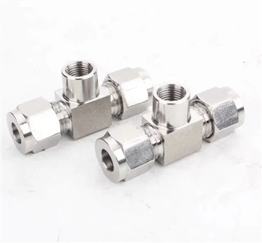 304 स्टेनलेस स्टील टी संपीड़न फिटिंग