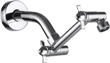 5" पीतल शावर हेड एक्सटेंशन आर्म