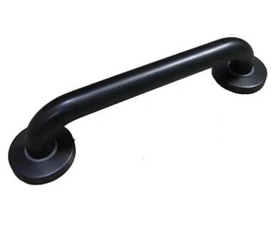 ब्लैक वॉल माउंटेड स्टेनलेस स्टील ग्रैब बार