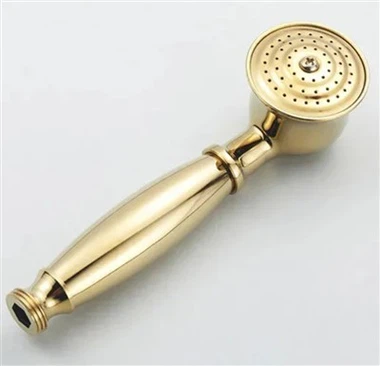 प्राचीन हैंडहेल्ड पीतल शावर हेड
